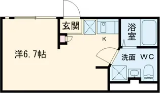 テラスソレイユ亀有【4階】の間取り
