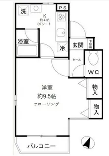 ロイヤル久我山【0302号室】の間取り