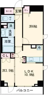 市谷台町坂フロント【3階】の間取り
