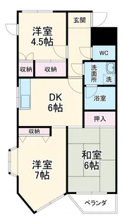 アビタシオン大倉山(第10菊地ビル)【2階】の間取り