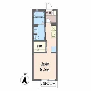 シャンブルAK B【1階】の間取り