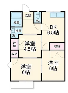 タウニィ西伝寺【1階】の間取り