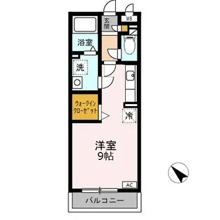 パークハイム B棟【207号室】の間取り