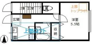 レジデンス千歳船橋【1階】の間取り