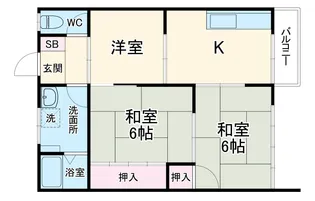 レジデンス佐野【1階】の間取り