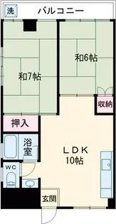 メゾンフタヤ【2階】の間取り