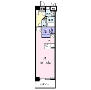 セント・ウェスティン【5階】の間取り