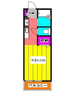 リファレンス胡録台B棟【1階】の間取り