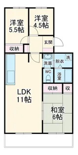 宮前平アールエーマンション【404号室】の間取り