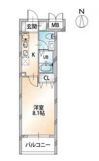 KDXレジデンス溝の口【4階】の間取り