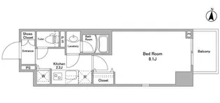 BPRレジデンス西早稲田【15階】の間取り