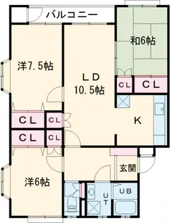 桜橋コート【2階】の間取り
