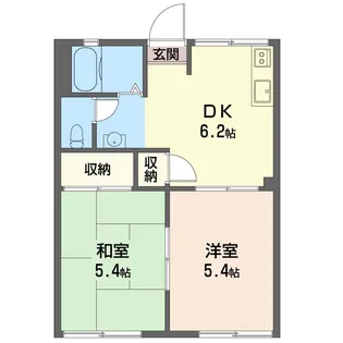 アルカンシエル湘南 B【203号室】の間取り