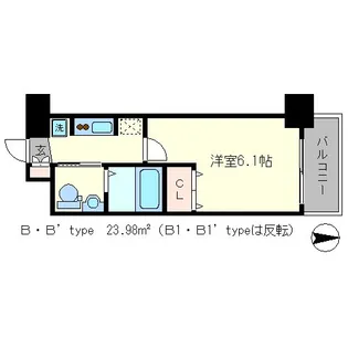 エステムプラザ京都御所ノ内REGIA【3階】の間取り