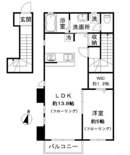 VIVRE TSUJI【201号室】の間取り