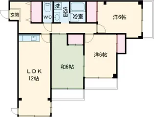 取手JKマンション【3階】の間取り