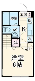 サジェス矢部【0204号室】の間取り