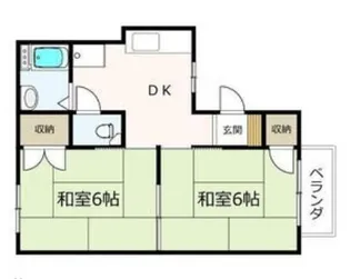 ファミール丹陽A棟【205号室】の間取り
