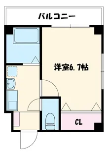 メゾン太子橋【2階】の間取り