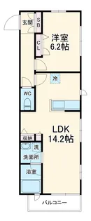 Twin Court Ⅴ【101号室】の間取り