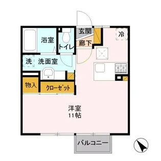 ソシアルハイツ C【1階】の間取り
