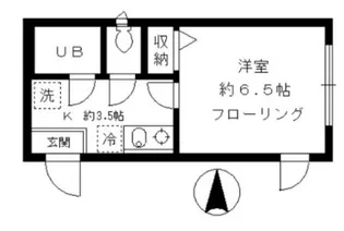 ライヒハウゼ【103号室号室】の間取り