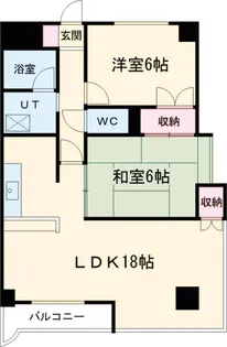 レジデンスTOYOUKE【8階】の間取り