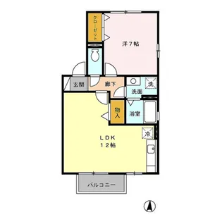 グランシャリオ ABC【2階】の間取り