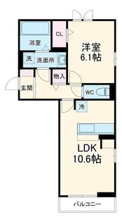 ザナドゥ【3階】の間取り