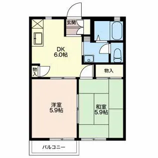 フレグランスいずみ【2階】の間取り