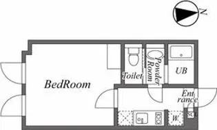 ユーレジデンス東新宿【4階】の間取り