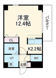ウッドヒルズ【3階】の間取り