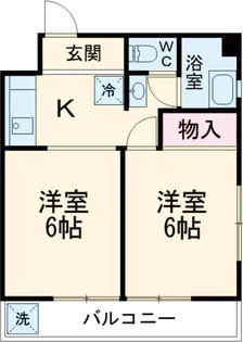 岡庭ビル【4階】の間取り