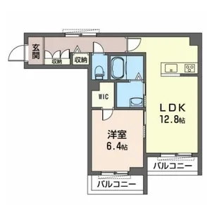 ラヴィルアール【401号室】の間取り