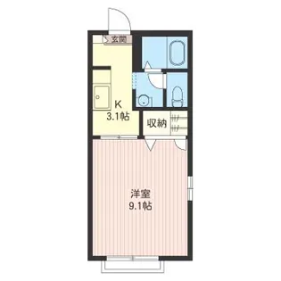 ソレーユA【1階】の間取り