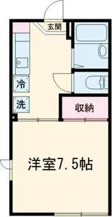 シャンポール・トヨ【02030号室】の間取り