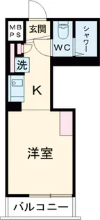 西新宿第2ローヤルコーポ【2階】の間取り