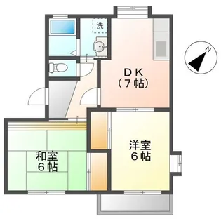 コーポリーフ【2階】の間取り