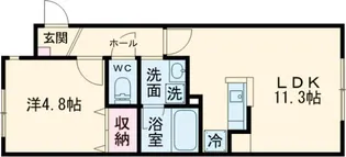 Arte【2階】の間取り