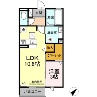 ヴェール柱【1階】の間取り