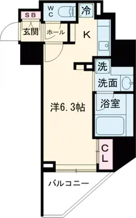 ARKMARK中野【403号室】の間取り