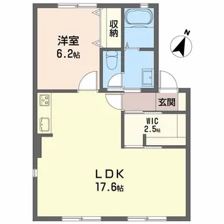 アランドール【1階】の間取り