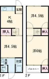黒鳥アパート【03号室】の間取り