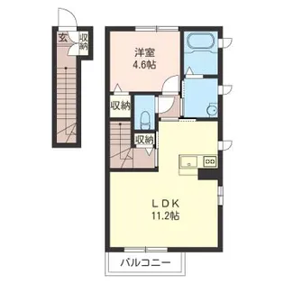 プチ・フルール【2階】の間取り