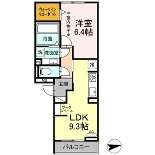 LIEN(リアン)【3階】の間取り