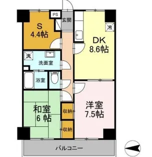 フリーダム光が丘Ⅲ【7階】の間取り