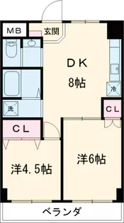 スプリングパーク綾瀬【3階】の間取り