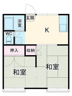 カーサYK【201号室】の間取り