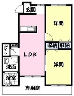 コーポディアス【103号室】の間取り