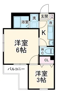 maison de Tsuruse【301号室】の間取り